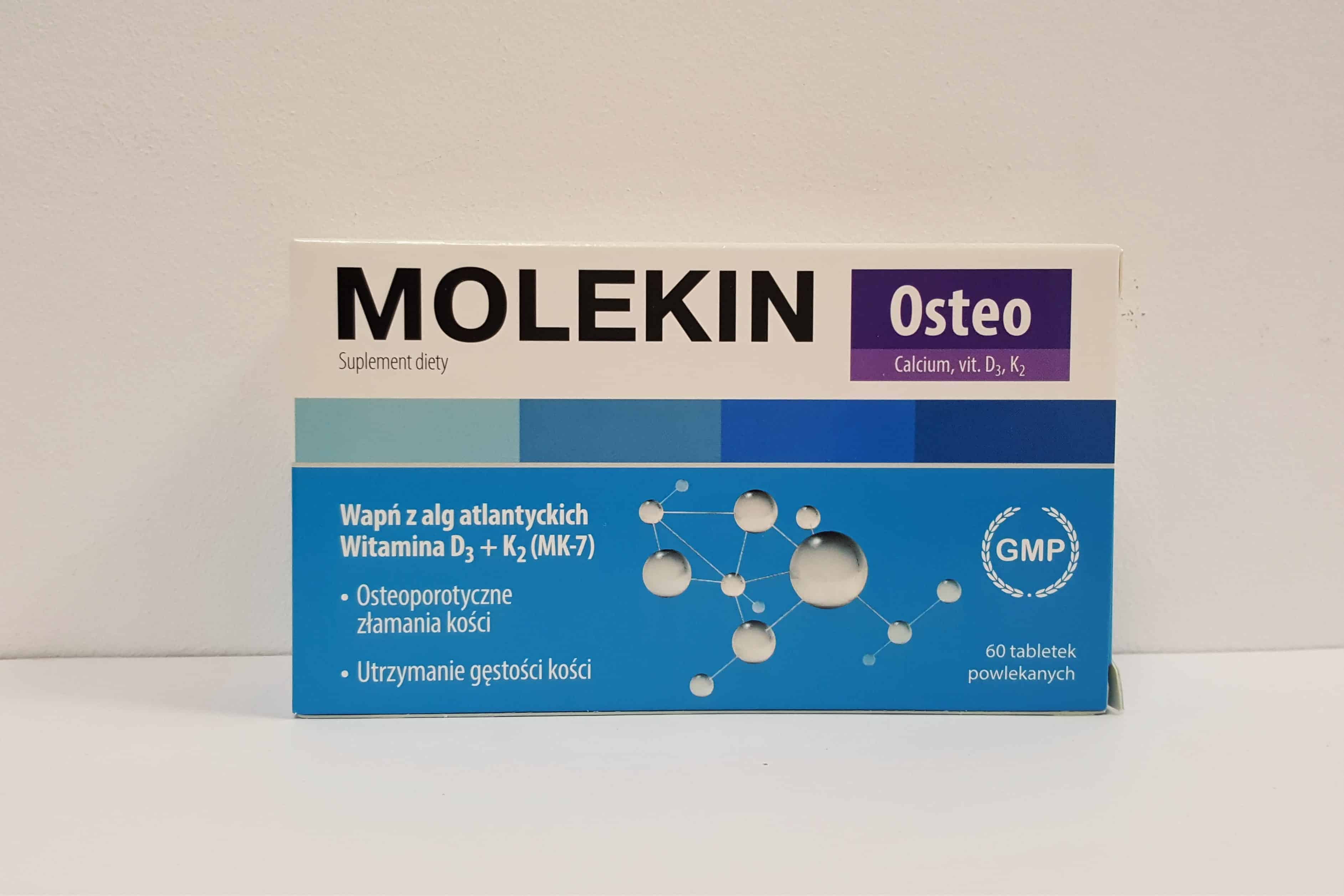 Molekin Osteo Wapno, D3 i K2 tabletki Matka Aptekarka
