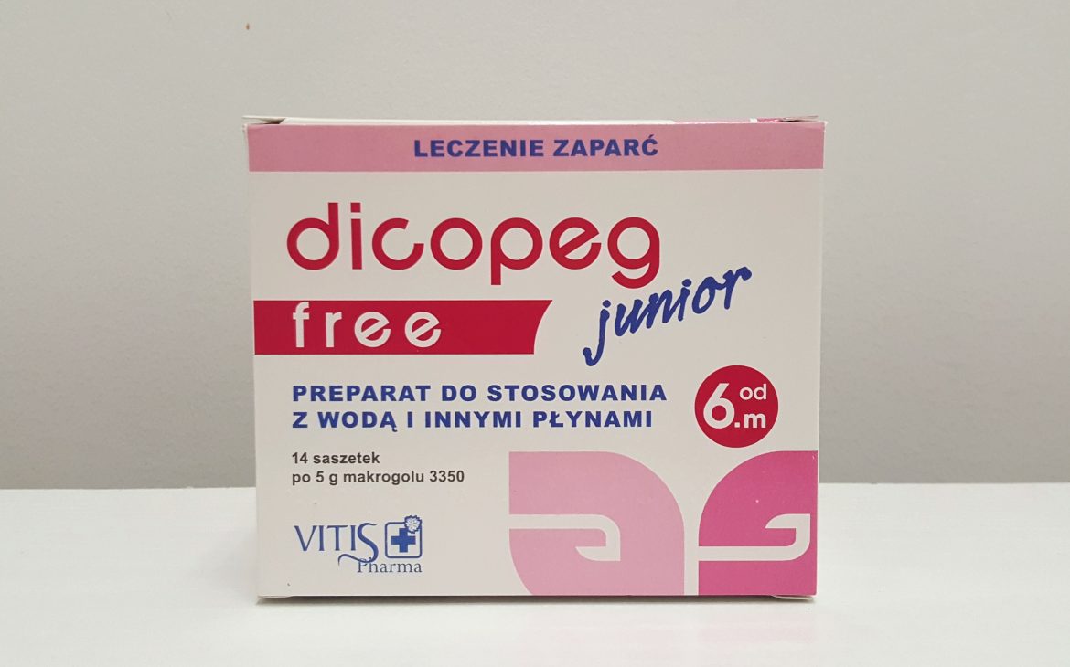 Dicopeg Junior Free saszetki na zaparcia Matka Aptekarka