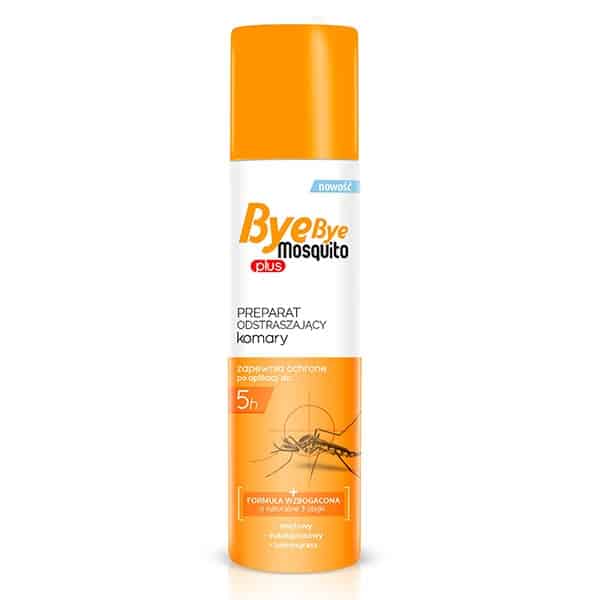 ByeBye Mosquito Plus, spray odstraszający komary, IR3535, citriodiol, Matka Aptekarka