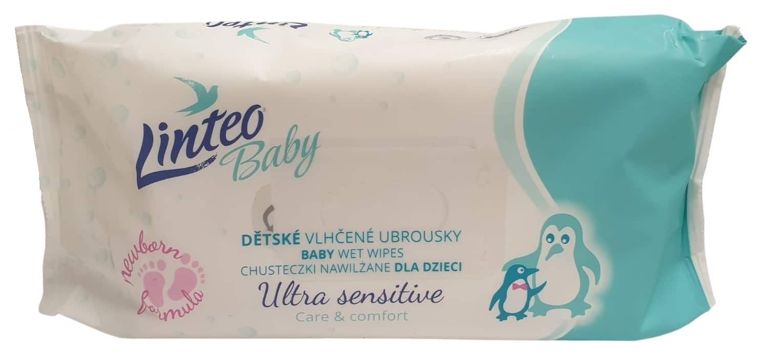 Linteo Baby Ultra Sensitive, chusteczki nawilżajace, Matka Aptekarka