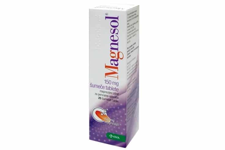 Magnesol 150, magnez dla dzieci i dorosłych, rozpuszczalny magnez w tabletkach musujących, suplement diety, Matka Aptekarka