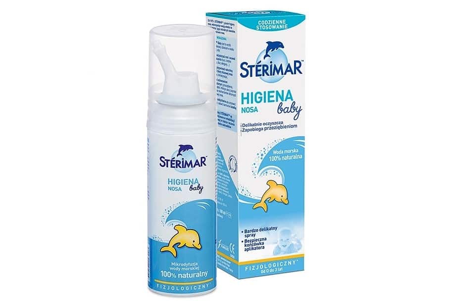 Sterimar Hygiena Baby, woda morska, sól morska w aerozolu dla dzieci, fizjologiczna, izotoniczna, Matka Aptekarka