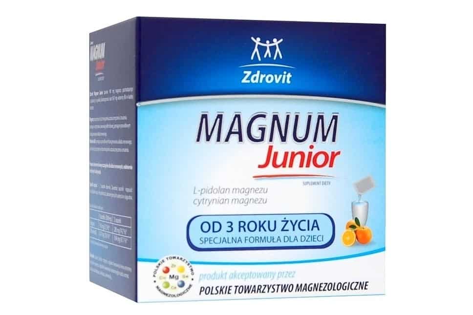 Zdrovit Magnum Junior, magnez dla dzieci od 3 roku życia, suplement diety, Matka Aptekarka