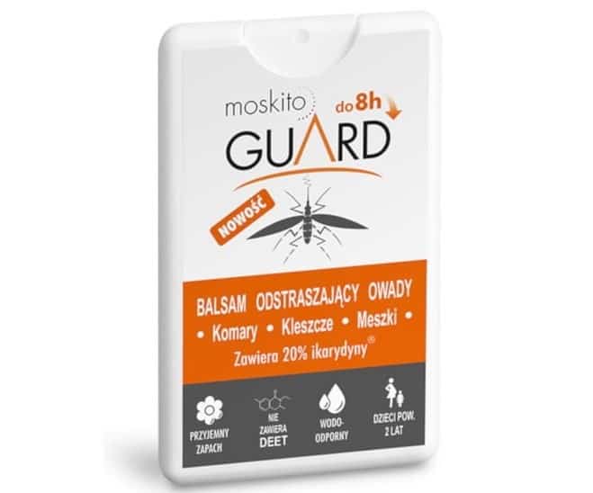 Moskito Guard, Travel Pack, balsam odstraszający owady komary, kleszcze, meszki, bez DEET, 18 ml, Matka Aptekarka