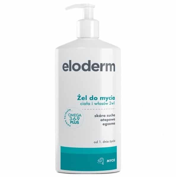Eloderm Omega 3-6-9 Plus, żel do mycia ciała i włosów 2w1, 400 ml, Matka Aptekarka