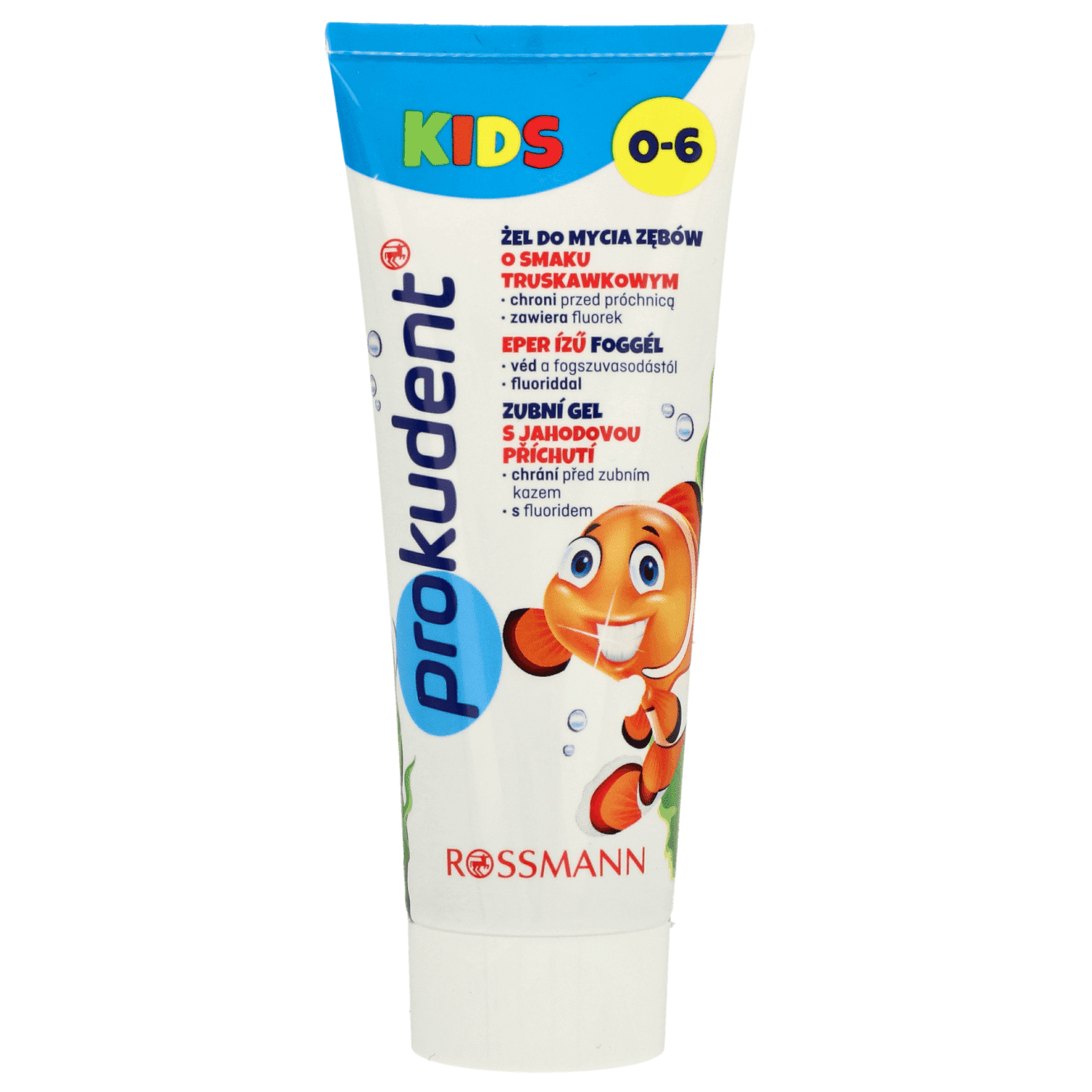 Prokudent Kids, żel do mycia zębów dla dzieci 0-6 lat, z fluorem 1000 ppm, Matka Aptekarka