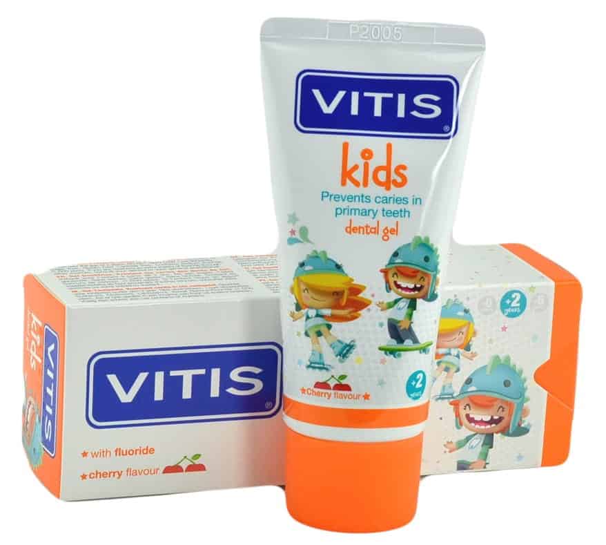 VITIS Kids, pasta w żelu do mycia zębów dla dzieci, z fluorem 1000 ppm, Matka Aptekarka