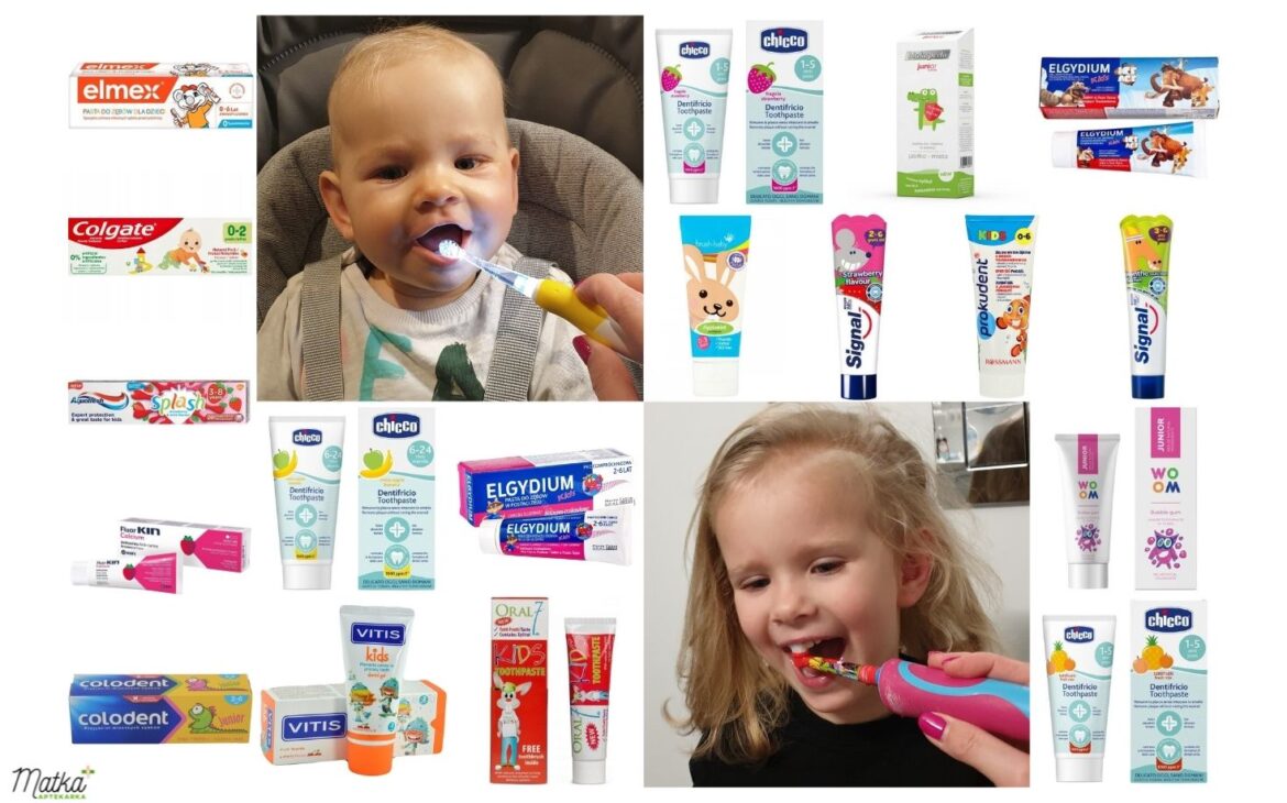 Zestawienie past do zębów dla dziecka – od 1. ząbka do 6 lat. [cz.2/4]
