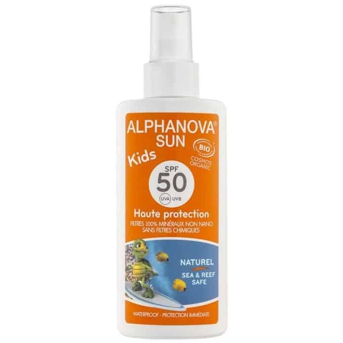 Alphanova Sun Kids, spray przeciwsłoneczny SPF 50+, Matka Aptekarka