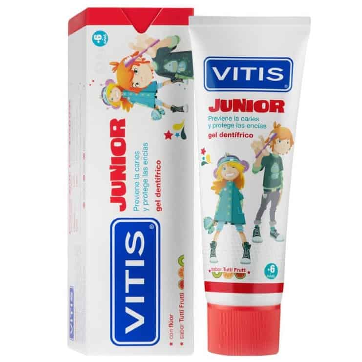 Dentaid VITIS Junior, pasta do zębów w żelu dla dzieci od 6 lat, z fluorem, Matka Aptekarka