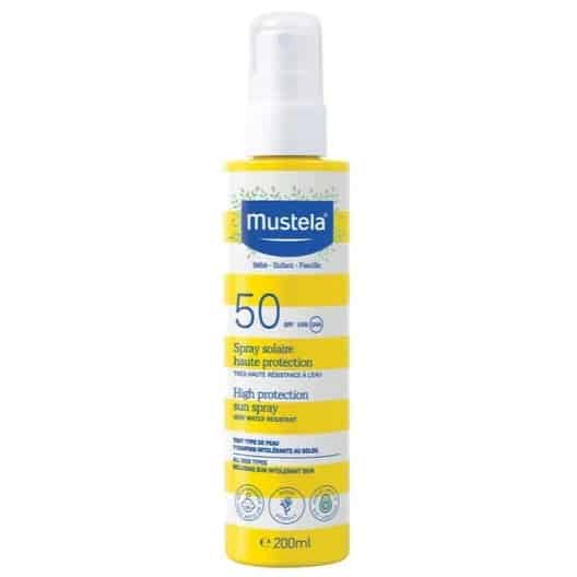 Mustela Bebe-Enfant-Famille Sun, spray przeciwsłoneczny SPF 50, nowy, Matka Aptekarka
