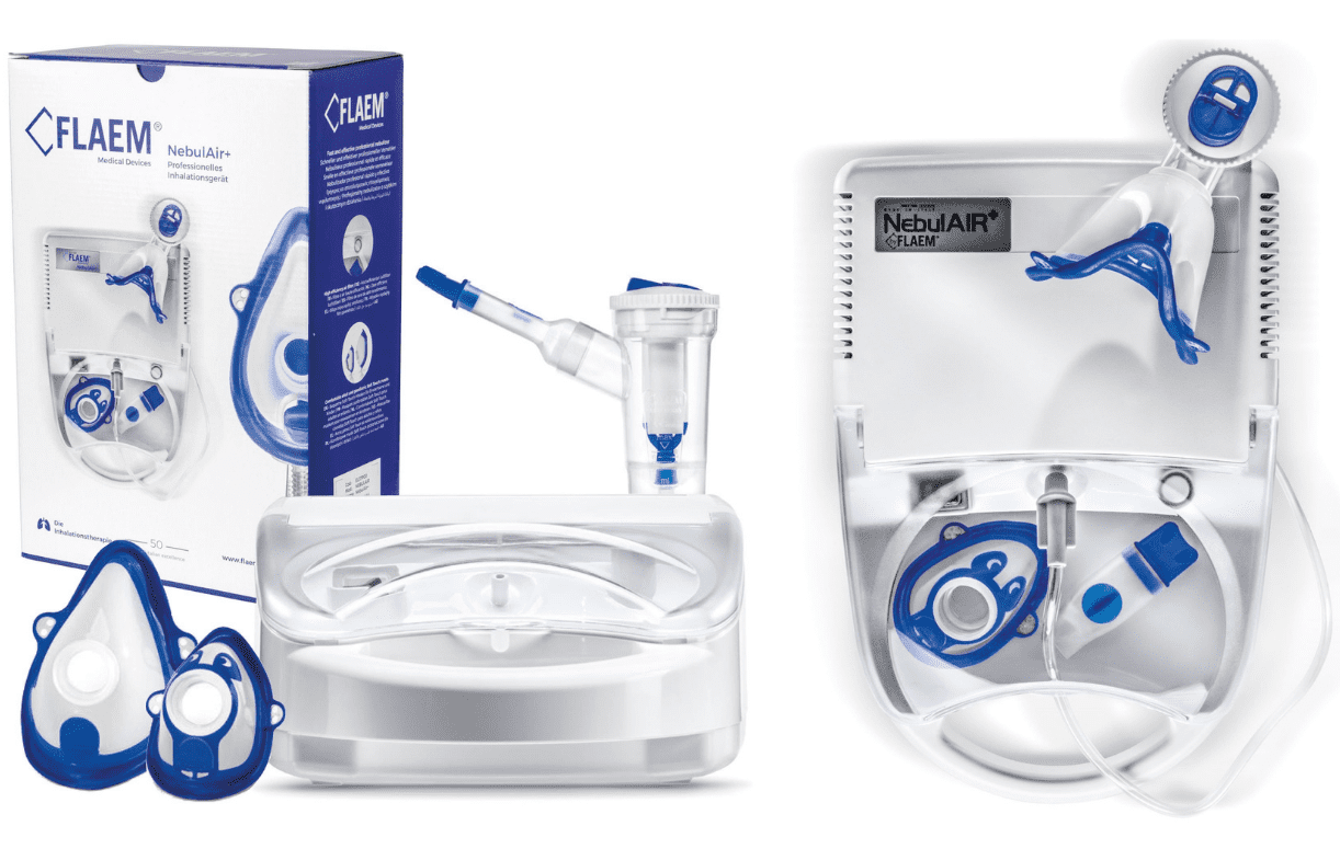 Inhalator, nebulizator Flaem NebulAir+, inhalacje dla dzieci i dorosłych, Matka Aptekarka