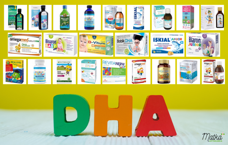 Ranking DHA dla niemowląt i dzieci, kwasy omega-3 dla dzieci, estrovita, omegamed, bioaron, Eye q, yaami, mollers, health labs my kids brain, Iskial, Nordic Naturals, Matka Aptekarka