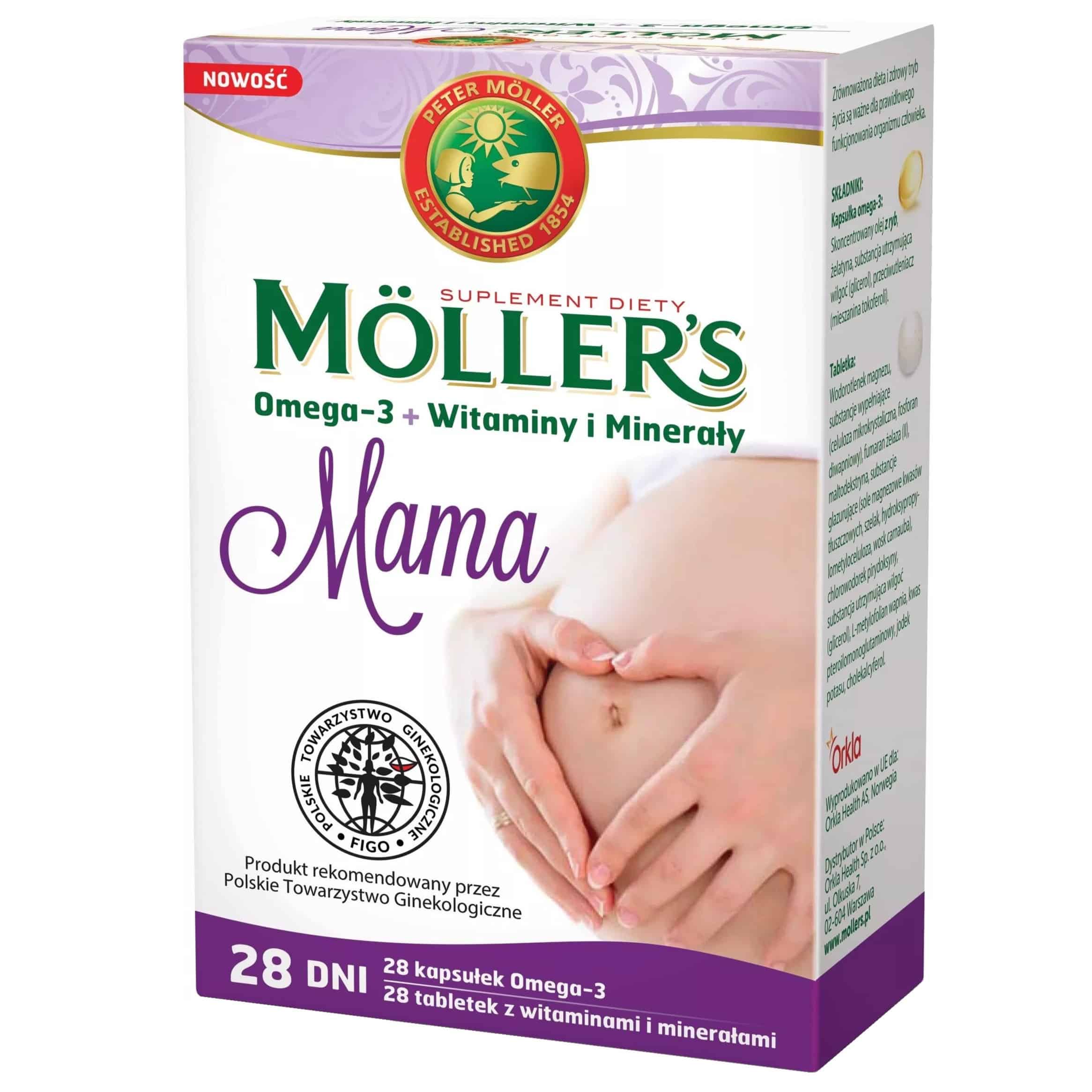 Moller's Mama, witaminy prenatalne, Matka Aptekarka
