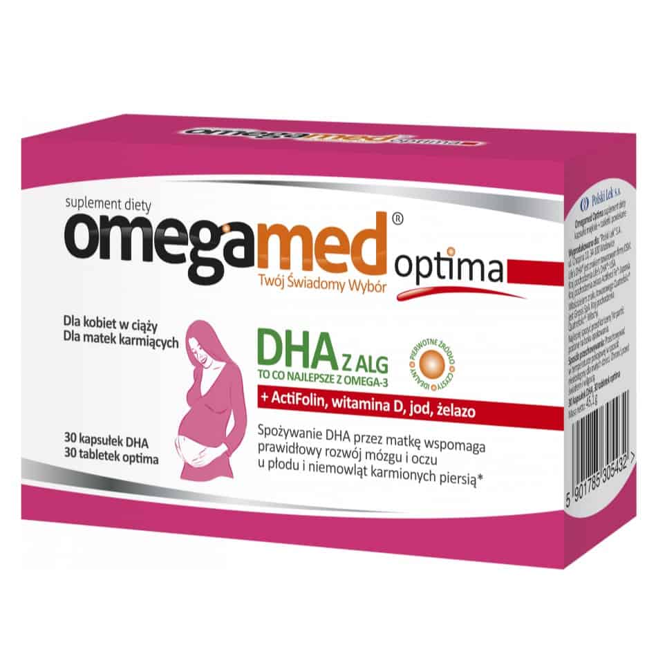 Omegamed Optima DHA, witaminy prenatalne, 1, Matka Aptekarka