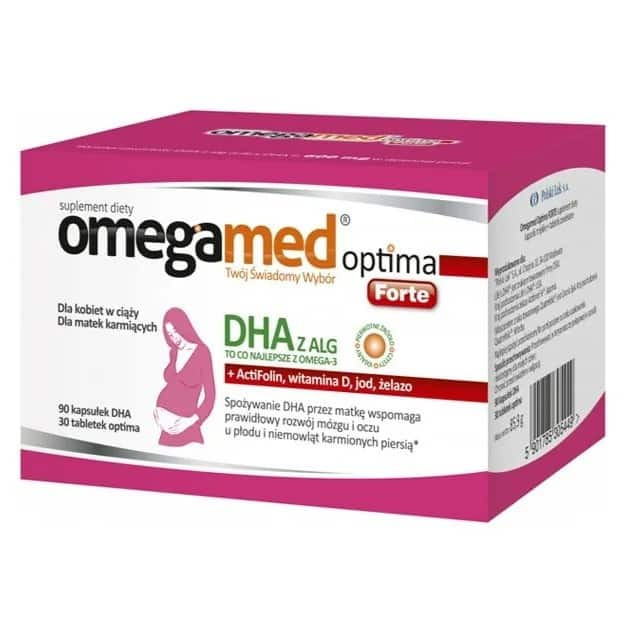 Omegamed Optima Forte DHA, witaminy prenatalne, Matka Aptekarka