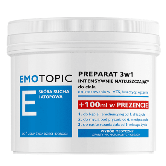 Pharmaceris E, Emotopic, Preparat 3w1 intensywnie natłuszczający do ciała, Matka Aptekarka