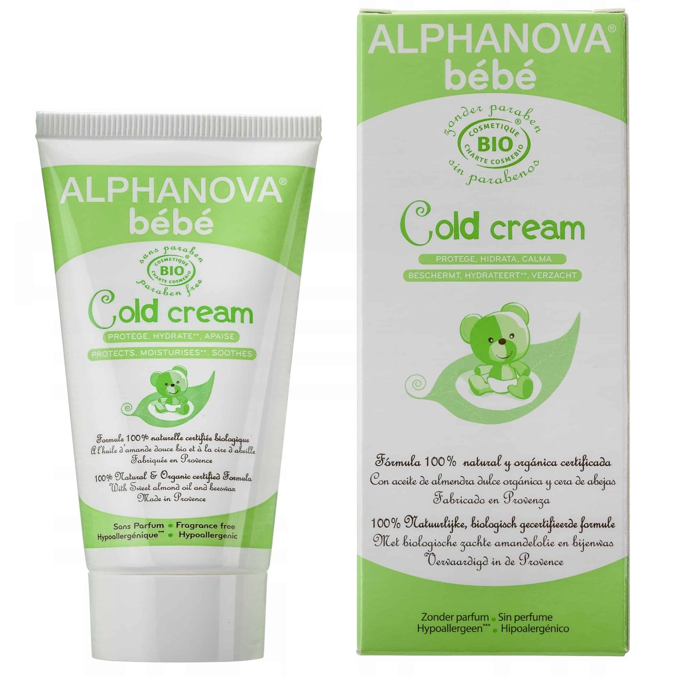 Alphanova Bebe Cold Cream, krem ochronny na zimę, Matka Aptekarka fb