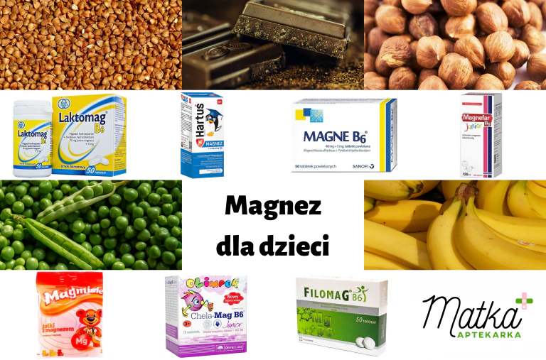 Magnez dla dzieci, magnez z diety, leki z magnezem, suplementy diety z magnezem, Laktomag B6, Hartuś Magnez, Magne B6, Magmisie, Magnefar, Matka Aptekarka