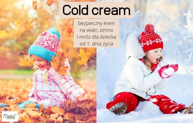 Bezpieczny krem na wiatr, zimno i mróz dla niemowląt i dzieci, krem na niepogodę z dobrym składem, Matka Aptekarka blog MA