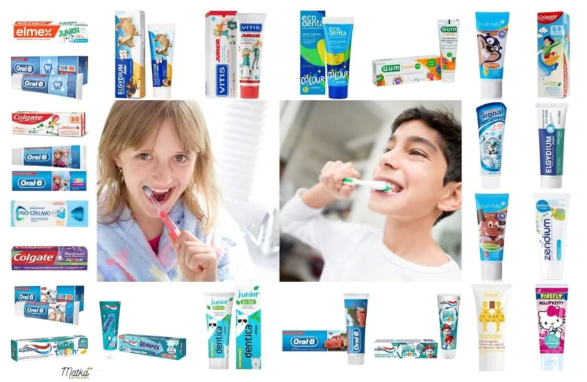 Zestawienie past do zębów dla dziecka w wieku powyżej 6 lat, 1450 ppm, z fluorem, Matka Aptekarka