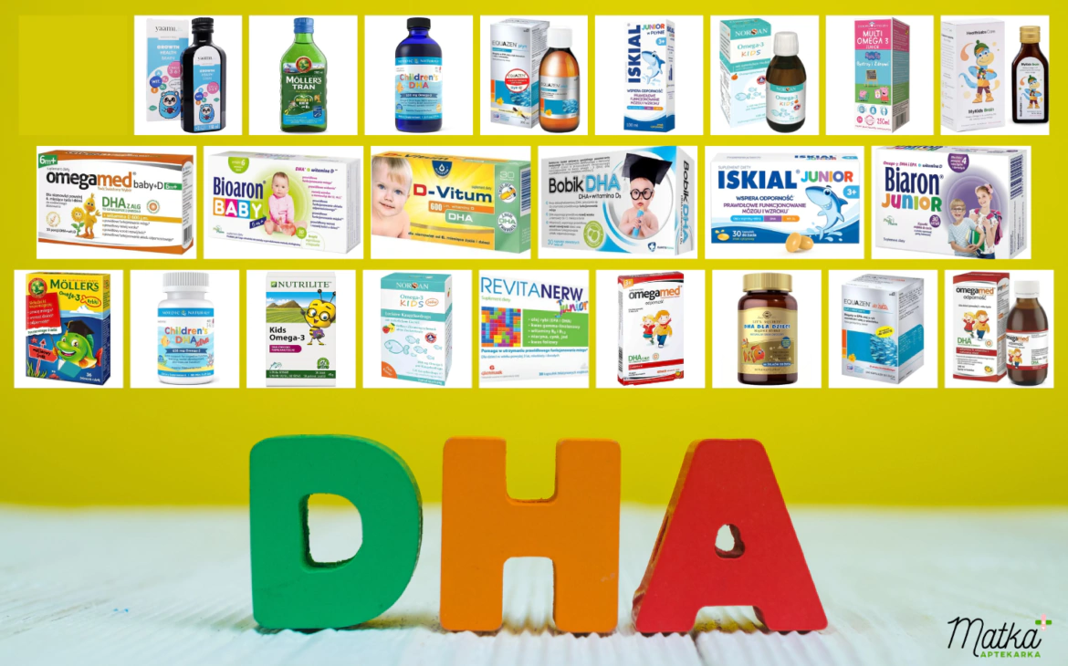 Jakie kwasy Omega warto suplementować u niemowląt i dzieci? Ranking DHA.