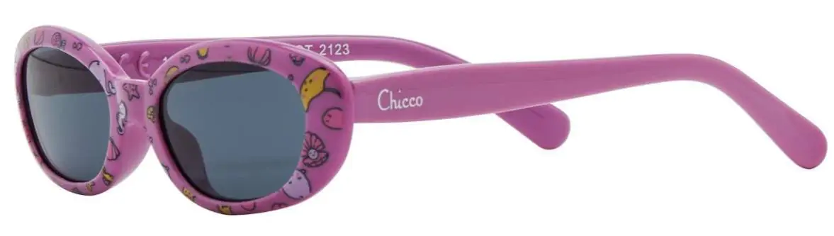 Okulary przeciwsłoneczne dla dzieci 0 m + (od urodzenia, dla niemowląt), różowe okulary Chicco, Matka Aptekarka